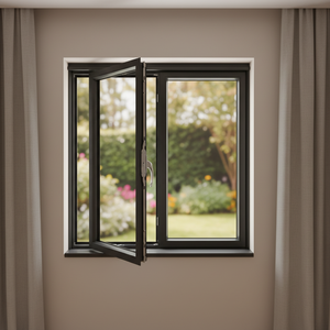 ประตูและ<span class=keywords><strong>หน้าต่าง</strong></span><span class=keywords><strong>บาน</strong></span><span class=keywords><strong>เลื่อน</strong></span>แนวนอนเคลือบสองชั้นป้องกันพายุเฮอริเคนแบบกำหนดเองทันสมัยพร้อมม่านม้วนสำหรับวิลล่าอลูมิเนียมอัลลอย - Product Image 1