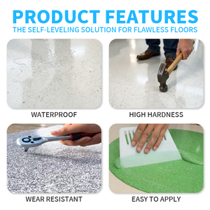 Revestimiento Epóxico Autonivelante para Pisos de Arena Coloreada, Efecto Mármol, Pintura Líquida Resistente al Desgaste para Uso Doméstico en Pisos de Concreto - Product Image 3