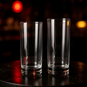 <b>Reusable</b> Thick Transparent PS Plastic Durable Lightweight Party Bar KTV Home Cold Drinkware 300ml 10oz Beer <b>Cup</b> - Product Image 2