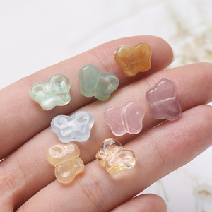 Perles acryliques papillon petites et brillantes pour bijoux DIY, chaînes de téléphone et accessoires de bracelet - Product Image 3