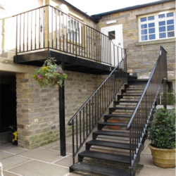Escaliers extérieurs en métal Prima <span class=keywords><strong>Escalier</strong></span> droit Escaliers extérieurs préfabriqués - Product Image 5