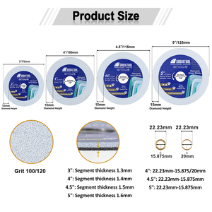 <span class=keywords><strong>Disque</strong></span> de coupe en <span class=keywords><strong>verre</strong></span> ultra-fin 3''/4''/4,5''/5'' pour <span class=keywords><strong>verre</strong></span>/marbre/cristal/carrelage céramique/jade/bouteille de vin - Product Image 4
