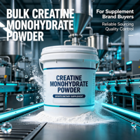 Poudre de créatine monohydrate naturelle de qualité GMP pour les marques de nutrition sportive pour adultes - OEM/ODM disponible