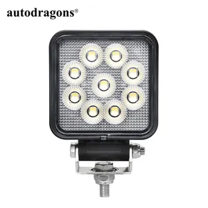Autogodons Lampu Sorot 4 Inci 36W 3000lm 6000K Lampu LED Bar Lampu LED Pods Lampu Kerja Banjir Persegi
