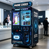 Máquina Expendedora de Fundas para Teléfonos Móviles con Pantalla Táctil, Máquina Personalizada para Impresión de Fundas para Museos y Cruceros