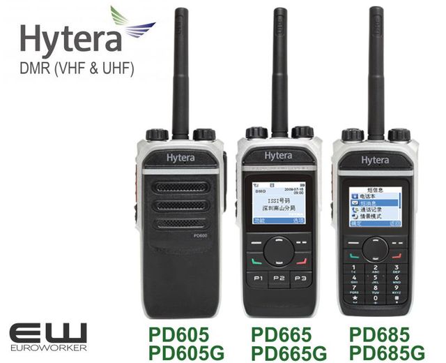 For DMR PD680 Two Way Radio Digital Encrypted Waterproof VHF UHF Handheld Professional Walkie Talkie 5W 2000-2500mAh