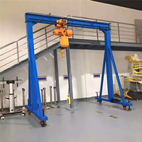 Mini-grue portative 1,5 tonne, le levier de levage ultime pour atelier/garage, capacité de levage lourde avec une hauteur de levage de 2,5 m, nouvelle
