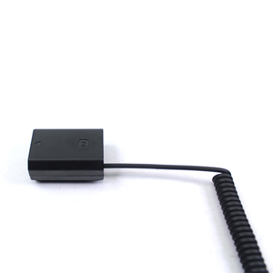 Batterie factice v-mount d-tap à Np-Fz100 avec câble enroulé pour caméras SONY A9 A7RM3 A7RIII <span class=keywords><strong>A7R5</strong></span> A7M3 A7S3 <span class=keywords><strong>A7M4</strong></span> - Product Image 5