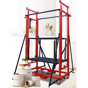 แท่นยกไฟฟ้าแบบพกพาพับได้สำหรับบ้าน2-6ม. 500กก. - Product Image 1