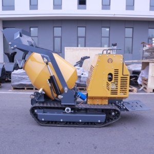 Mezcladora de Concreto Portátil con Motor de Gasolina y Bomba, Velocidad de Mezcla Ajustable, Descarga Hidráulica, Mezcladora Compacta de Alta Eficiencia - Product Image 1