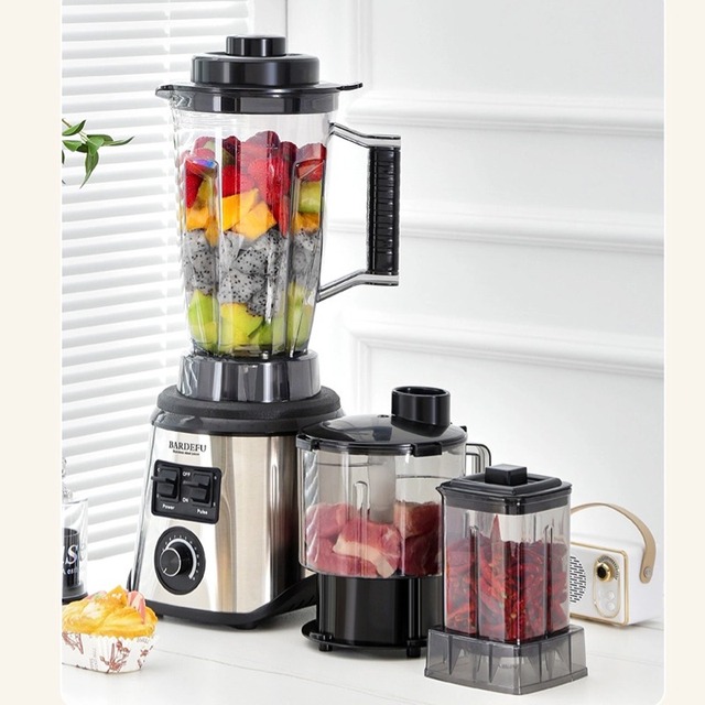 New Style 2.5L 3L 3 in 1 Kitchen Appliances Professional Commercial Mixer Smoothie Juicer Food Processor Heavy Duty Blender