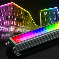 Luz Lineal LED para Iluminación de Fachadas de Edificios, Montaje Rápido, IP66 Impermeable, 12W DC24V, Alto Brillo 1200LM, Garantía de 3 Años