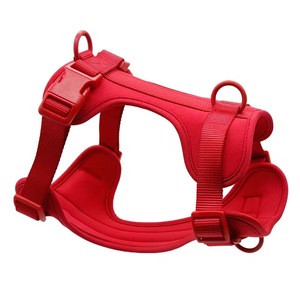 Macaron Color Soft Neoprene Dog <b>Harness</b> No Pull Adjustable Comfort <b>Pet</b> Vest <b>Harness</b> For Walking - Product Image 5