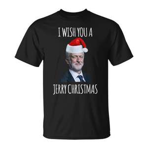Camiseta I Wish You A Jerry Christmas Jeremy Corbyn - Product Image 1