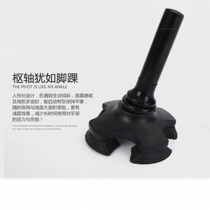 Bâton de marche pliable d'extérieur à quatre pieds, télescopique, avec embout antidérapant en caoutchouc pour soutien des personnes âgées - Product Image 1