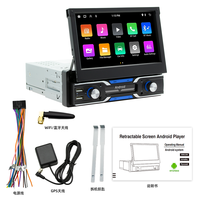 Autoradio Android 1 Din avec Wifi, Radio FM, Carplay sans fil, Android Auto, Lecteur MP5, Radio de voiture Android 7 pouces, Vente flash