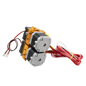 MK8 Kép Đầu Đùn 12V40W 3D Máy In Các Bộ Phận Vòi Phun 0.3mm 0.4mm Đôi Hotend Đùn 1.75mm Filament với động cơ Quạt Phần 2 - Product Image 6