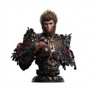 Busto de Plástico a Escala 1:1 de Black Myth Wukong de Zhenmo Queen Studios, Original y Genuino, Modelo de Juguete, Accesorios de Anime - Product Image 1