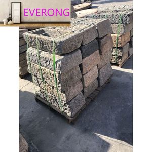 Ancien Bac à Nourriture pour Animaux <span class=keywords><strong>en</strong></span> Granit Recyclé Utilisé pour la Décoration de Jardin - Product Image 4