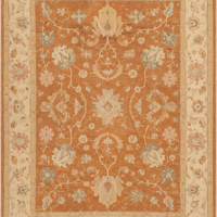 Tapis Oushak noué à la main de haute qualité, tapis décoratif en laine à motif floral, poils moyens, pour espaces résidentiels et commerciaux