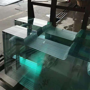 Mesa de Centro con Superficie de Vidrio Templado Transparente Sólido Procesado por el Fabricante, Mesa de Comedor Cuadrada Negra - Product Image 3