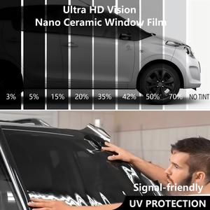 <span class=keywords><strong>Film</strong></span> pour vitres de voiture de haute qualité 1,52*30m, <span class=keywords><strong>film</strong></span> noir ultra HD, vente en gros, <span class=keywords><strong>film</strong></span> teinté pour fenêtres en PET auto-adhésif, rouleau personnalisé - Product Image 1