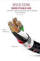 Chargement rapide fou 4-en-1 câble de type C veste en nylon chargeur de téléphone Android avec écouteur compatible avec les téléphones 15/14/13/12/11