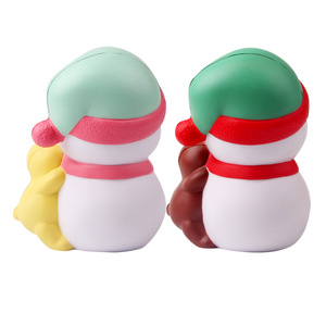 <b>Cute</b> Cartoon Snowman With <b>Bear</b> PVC Soft Toy For Promotional Activities - Product Image 4
