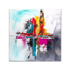 Textura pintada a mano artista Leonid afremov textura arte <span class=keywords><strong>Amsterdam</strong></span> pintura al óleo - Product Image 1