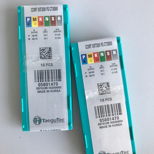 Herramientas de Torneado Externo CCMT 09T308 FG CT3000 Taegutec, Cuchilla de 16 mm, Orificio de 18 mm, Forma de Rombo, Recubrimiento PCD/PCBN/BN/CVD, HRC45, 3 Años - Product Image 5