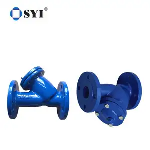 SYI DIN3202-F1 Ductile Cast Iron Water Flanged Y Type Strainer Price