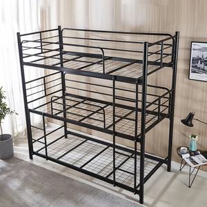 Lit superposé moderne en fer <span class=keywords><strong>à</strong></span> trois niveaux - Gain <span class=keywords><strong>de</strong></span> place et durable pour chambre d'enfant, hôtel, école, dortoir, hôpital, appartement - Product Image 1