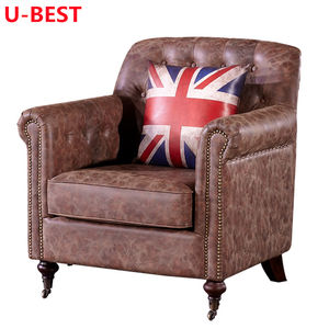 Sofá Individual Clásico U-Best con Botones, Canape, Divano, Divani, Sofy, Mueble, Meble De Salon, Muebles para Sala de Estar - Product Image 1