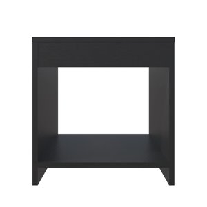 Wenge Nightstand With <b>Open</b> <b>Storage</b> For Bedroom Use - Product Image 4