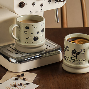 Taza <span class=keywords><strong>de</strong></span> Café Nórdica Minimalista <span class=keywords><strong>de</strong></span> Porcelana Fina, Apta para Lavavajillas y Microondas, Jiale JL2025, Ideal para el Café <span class=keywords><strong>de</strong></span> <span class=keywords><strong>la</strong></span> <span class=keywords><strong>Mañana</strong></span> - Product Image 5