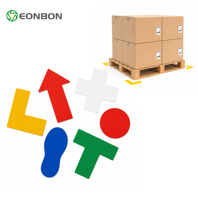EONBON 5S Floor Marking Corners Warehouse Floor Marking Tape L-Shape Floor Marking Tape for Office and Warehouse