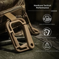 Mousqueton carré en plastique pour accessoire de sac de plein air