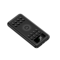 Batterie externe magnétique sans fil avec câble intégré pour chargeur portable à clip dorsal compatible 20 000 mAh / Sorties Type-C/USB
