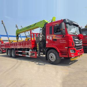 Camion-grue Dongfeng 6*4 avec grue télescopique Zoomlion 12 tonnes à flèche simple en deux sections pour le transport de semis - Product Image 4