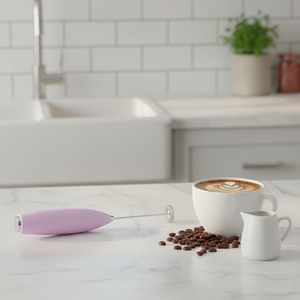 Custom Battery Operated <strong>Milk</strong> <strong>Frother</strong> Stainless Steel Electric <strong>Coffee</strong> <strong>Maker</strong> Egg Beater - Product Image 3