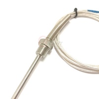 Sonde thermique en platine HY RTD PT100 PT1000 -200-400°C en acier inoxydable, forme à vis, anneau, broche, OEM