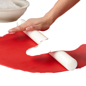 Rodillo de Plástico para Amasar, Antiadherente, Grande, Largo, Blanco, de 50 cm, Ecológico, de Color Personalizado, para Hacer Pan, Pasteles y Fondant para Niños - Product Image 1