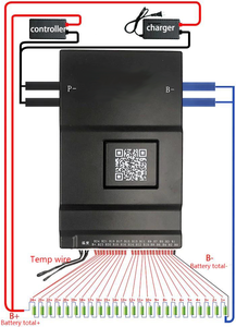 JK B2A20S20P 12V-96V LiFePO4 8S/10S/13S/15S/20S BMS con Aleación de Aluminio para Automóvil Eléctrico - Product Image 3