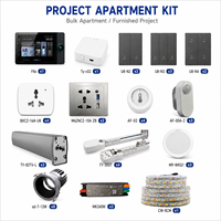 Pack Maison Intelligente Tuya Zigbee 3 Options Système d'Automatisation Domestique pour Appartement Panneau de Contrôle Interrupteur et Prise Intelligents