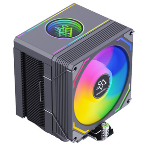 SNOWMAN MX94 <span class=keywords><strong>CPU</strong></span> Air Cooler 4 Heatpipes 92mm Altura ARGB Ventilador silencioso <span class=keywords><strong>CPU</strong></span> Cooler con rodamiento fluido para AMD Intel 1700/1150/1151 - Product Image 1