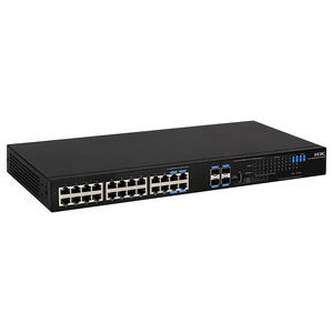 Commutateur H3C MS4028FX-HPWR-EI 24 ports Gigabit PoE+ 370W 4 10G SFP+ Uplink Commutateur réseau de sécurité - Product Image 1