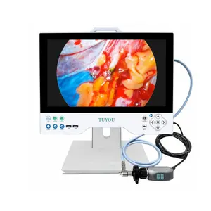 Tất cả trong một Full HD y tế nội soi Máy ảnh hệ thống hiển thị với USB Recorder được xây dựng trong nguồn ánh sáng cho nội soi