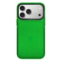 Coque de téléphone transparente en acrylique rigide de haute qualité Senyork avec paillettes colorées pour iPhone 17 Pro Max 16 15 14, personnalisable OEM
