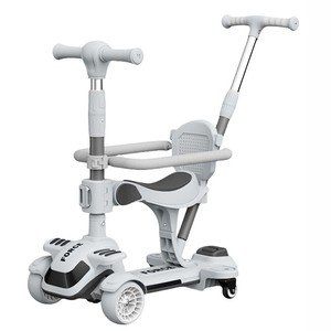 Scooter-<span class=keywords><strong>poussette</strong></span> pliable à trois roues pour enfants modernes nouveau patin de dégagement avec design en plastique élégant pour une utilisation en extérieur - Product Image 3