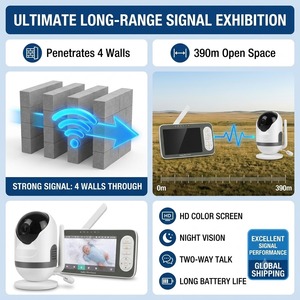 Monitor para Bebés WiFi de Modo Dual KT617T, Pantalla IPS de 5.5 Pulgadas, Cámara 720P, Largo Alcance de 300 Metros, Audio Bidireccional, Visión Nocturna Automática - Product Image 4